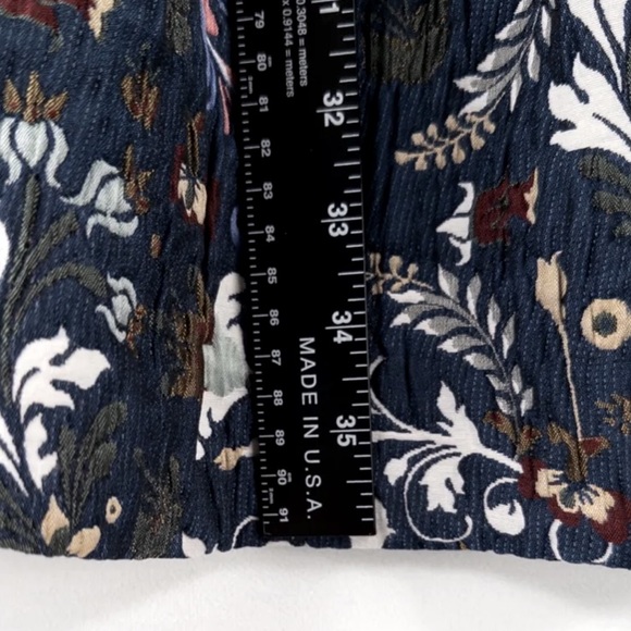 Nicole Miller Jacquard Fit & Flare
Dress Navy Blue Floral - Picture 15 of 16